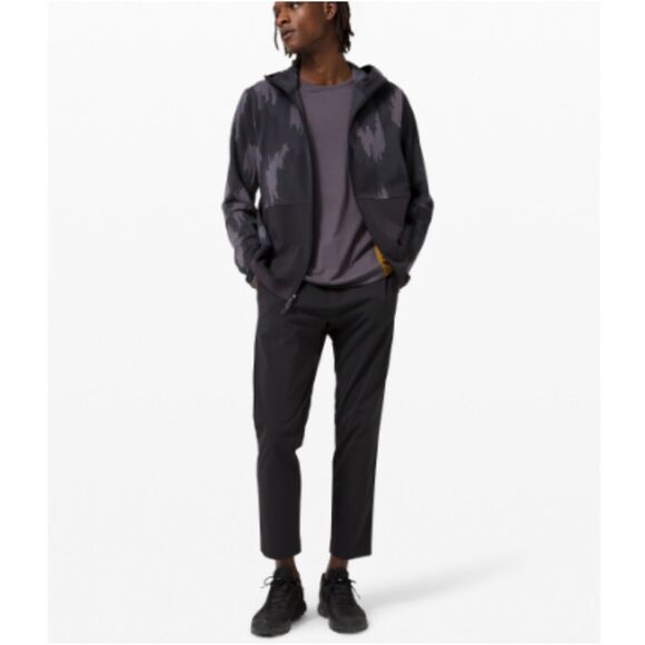 Lululemon Men's LM3BY7S Size Medium Gray Take the Moment Full-Zip Hoodie
